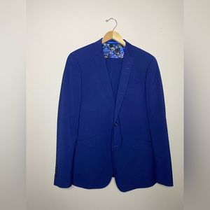 Sondergaard Slim Fit Blue Suit Size: 40R